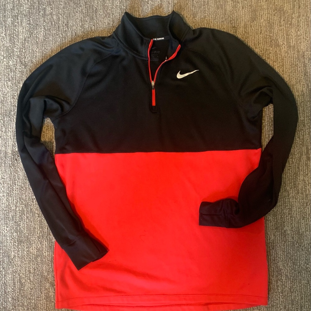 Nike men’s XL black and red long sleeve